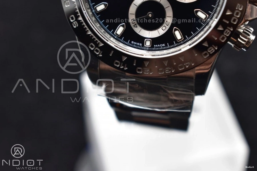 Bracelet Best Edition SA4130 904L SS Black Dial 116500 Daytona Case BTF And 1:1 0305